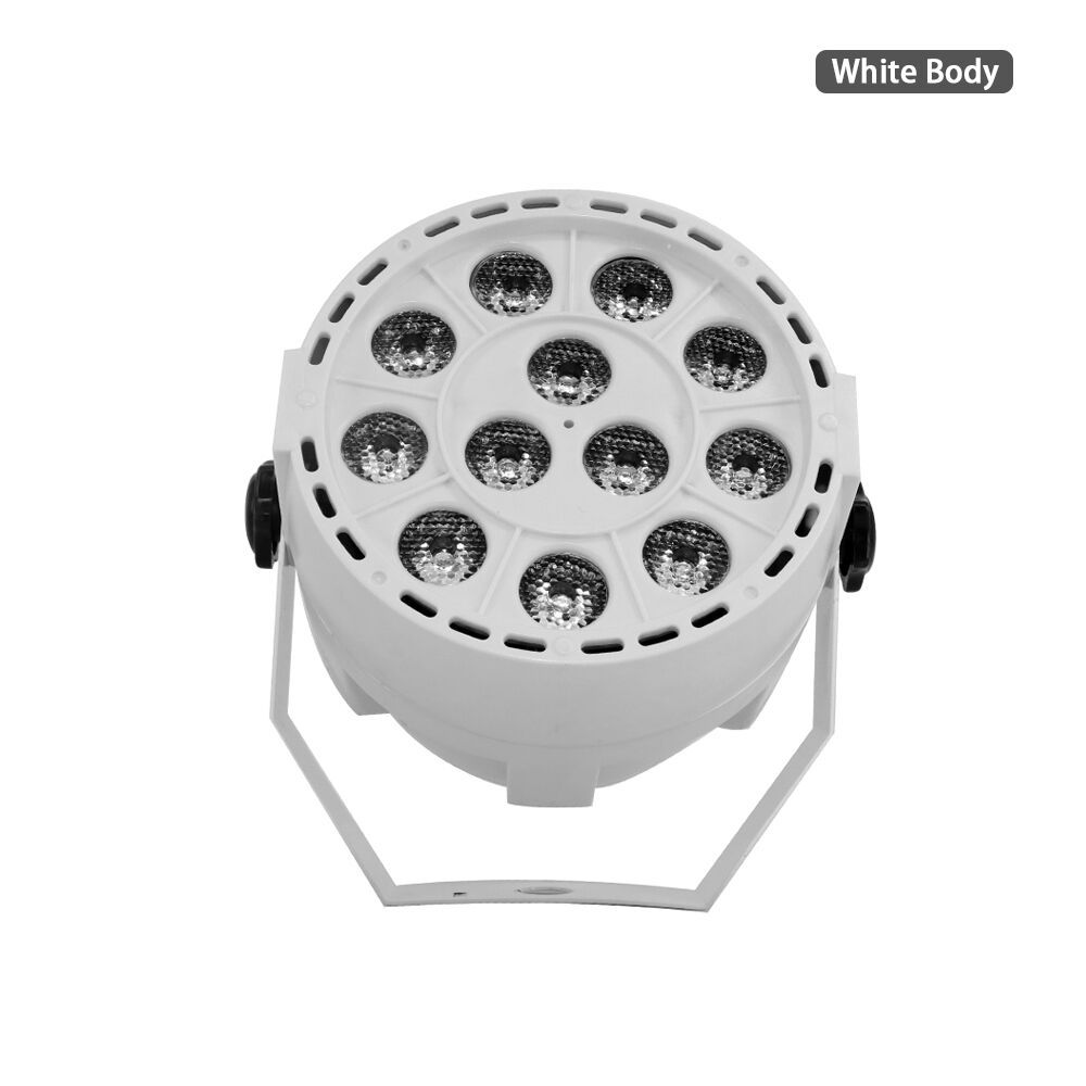 LED Wireless Remote Control LED Flat Par 12x3W Violet Color Lighting DMX512 DJ Disco KTV Bar Party Beam Projector Spotlight