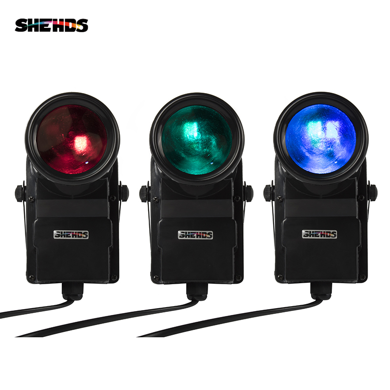 Fast free ship Wireless Remote /Without Remote Control Mini LED Spotlight 10W 4in1 led pinspot Beam lights for Mirror Ball For Disco DJ Party