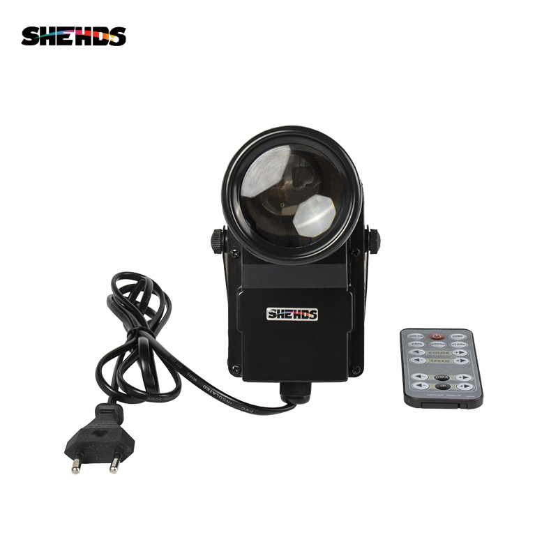 Fast free ship Wireless Remote /Without Remote Control Mini LED Spotlight 10W 4in1 led pinspot Beam lights for Mirror Ball For Disco DJ Party