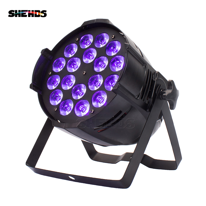 Aluminum Alloy LED Par 18x18W RGBWA+UV 6in1/18x12 RGBW 4in1 Stage Lighting LED Spotlight PowerCon Plug