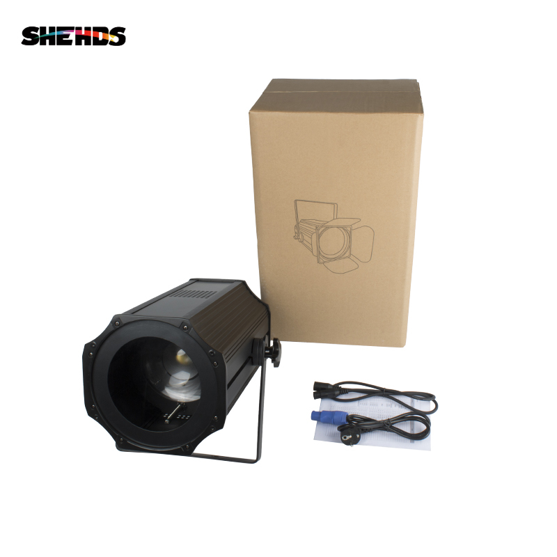 Two-tone LED 200W COB Zoom Par Warm/ Cool White Lighting LED Par Light Stage Disco Party Light DMX 512 Professional DJ Equipment