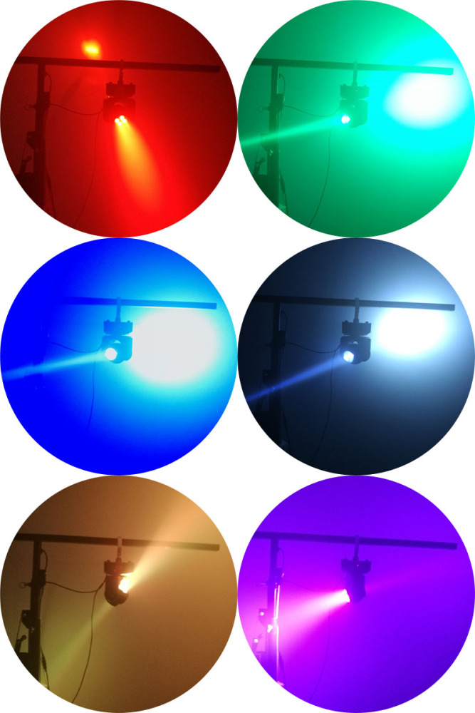 LED Beam Wash Double Sided 4x10W+1x10W RGBW 15/21 Channel DMX 512 Rotating Moving Head Stage Lighting