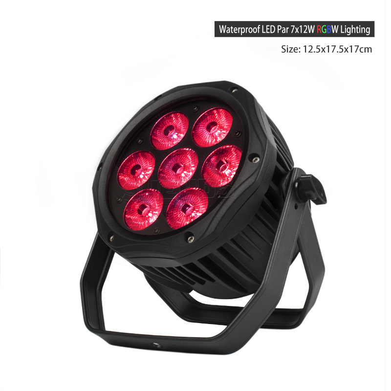 Waterproof LED Par 7x12W RGBW /7x18 RGBWA+UV