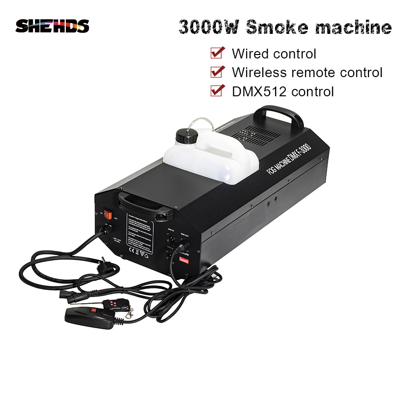 3000W Smoke Machine Fog Machine（Remote Control Wire Control DMX512 Control）