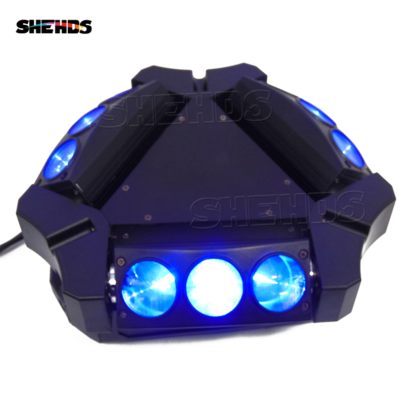 Mini LED Beam Spider 9x10W RGBW Moving Head Lighting