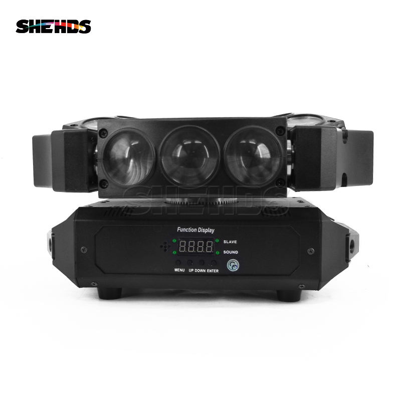 Mini LED Beam Spider 9x10W RGBW Moving Head Lighting