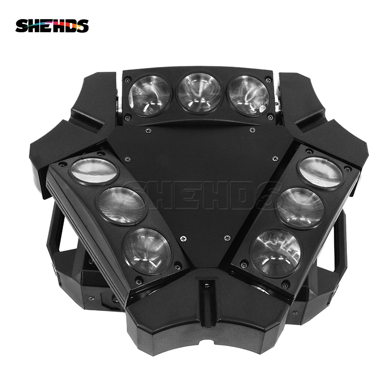 Mini LED Beam Spider 9x10W RGBW Moving Head Lighting