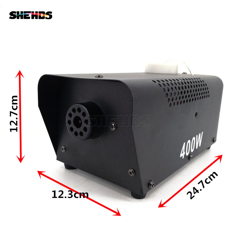 New Arrive Fashional  Hot Sale Aluminum Alloy Mini 400W Fog Machine Remote Control Pump DJ Disco Smoke Machine