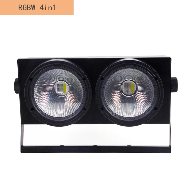 Fast & Free shipping 2eyes 200W LED COB Blinder RGBW 4 in1/ RGBWA+UV 6in1 Lighting Good For Disco Lights Theatre Stage Lighting