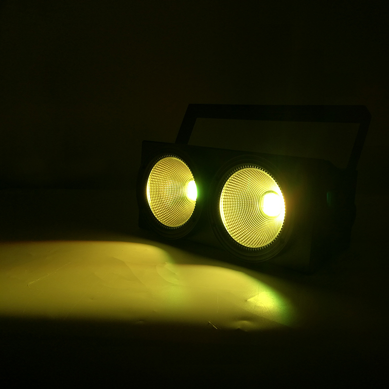 Fast & Free shipping 2eyes 200W LED COB Blinder RGBW 4 in1/ RGBWA+UV 6in1 Lighting Good For Disco Lights Theatre Stage Lighting