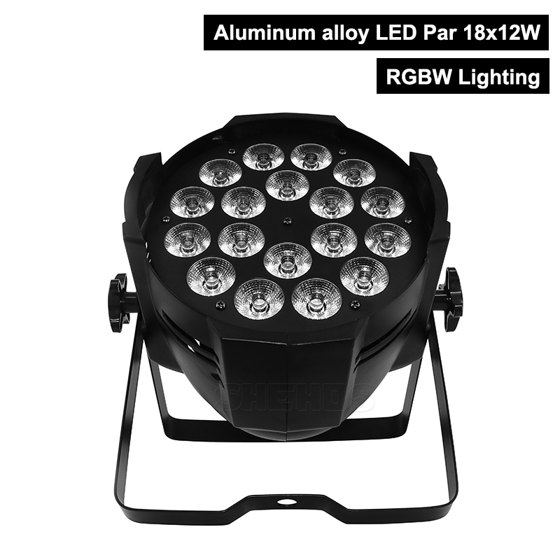 Aluminum Alloy LED Par 18x18W RGBWA+UV 6in1/18x12 RGBW 4in1 Stage Lighting LED Spotlight PowerCon Plug