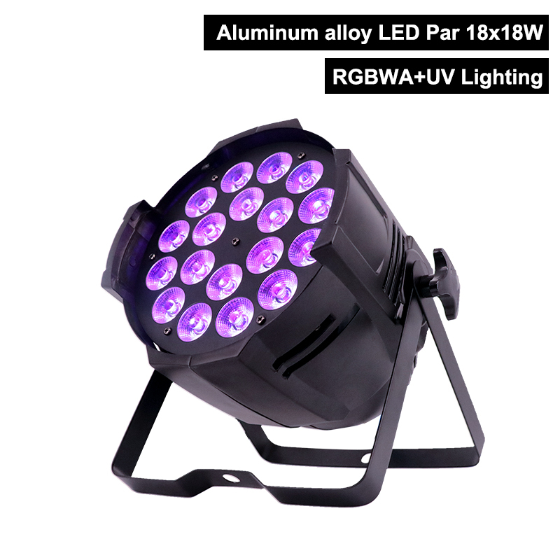 Aluminum Alloy LED Par 18x18W RGBWA+UV 6in1/18x12 RGBW 4in1 Stage Lighting LED Spotlight PowerCon Plug