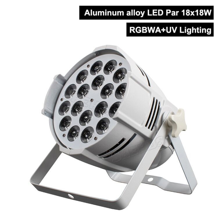 Aluminum Alloy LED Par 18x18W RGBWA+UV 6in1/18x12 RGBW 4in1 Stage Lighting LED Spotlight PowerCon Plug