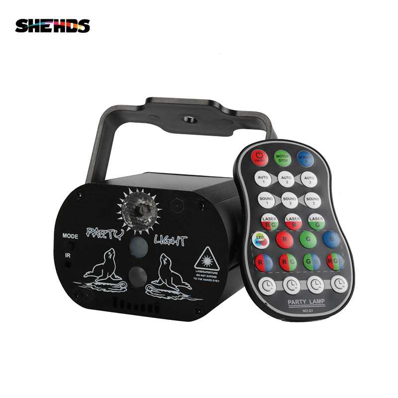 USB Charging Mini 60in1 R&G Wireless Remote Control Laser Projector Sound Activated Professional DJ Bar Wedding Birthday Xmas