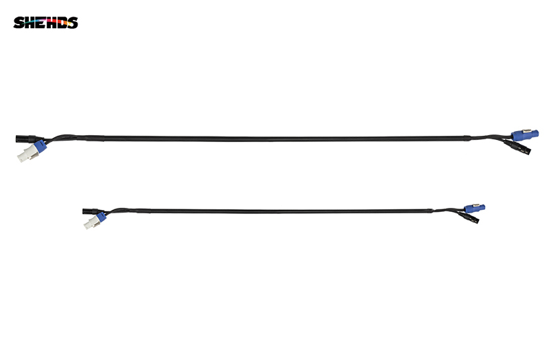 2m/3m Combination of PowerCon Plug and DMX Signal Line