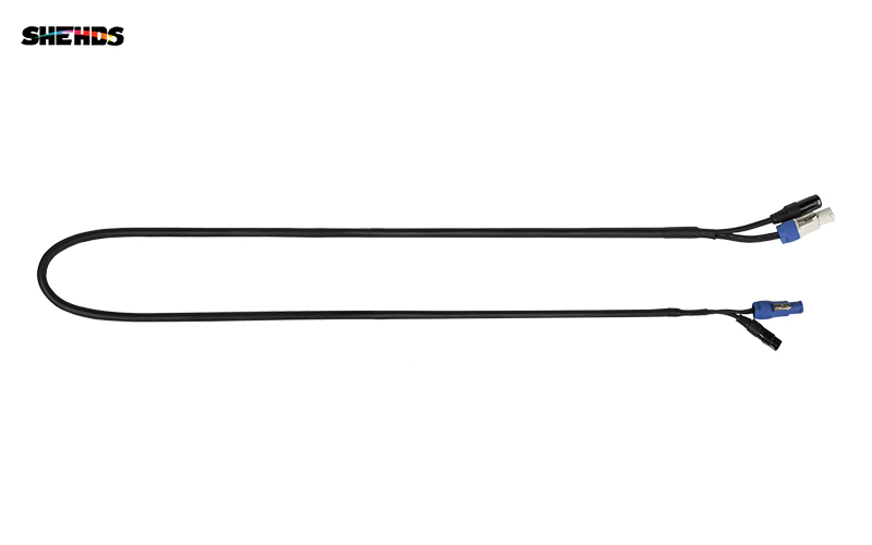 2m/3m Combination of PowerCon Plug and DMX Signal Line