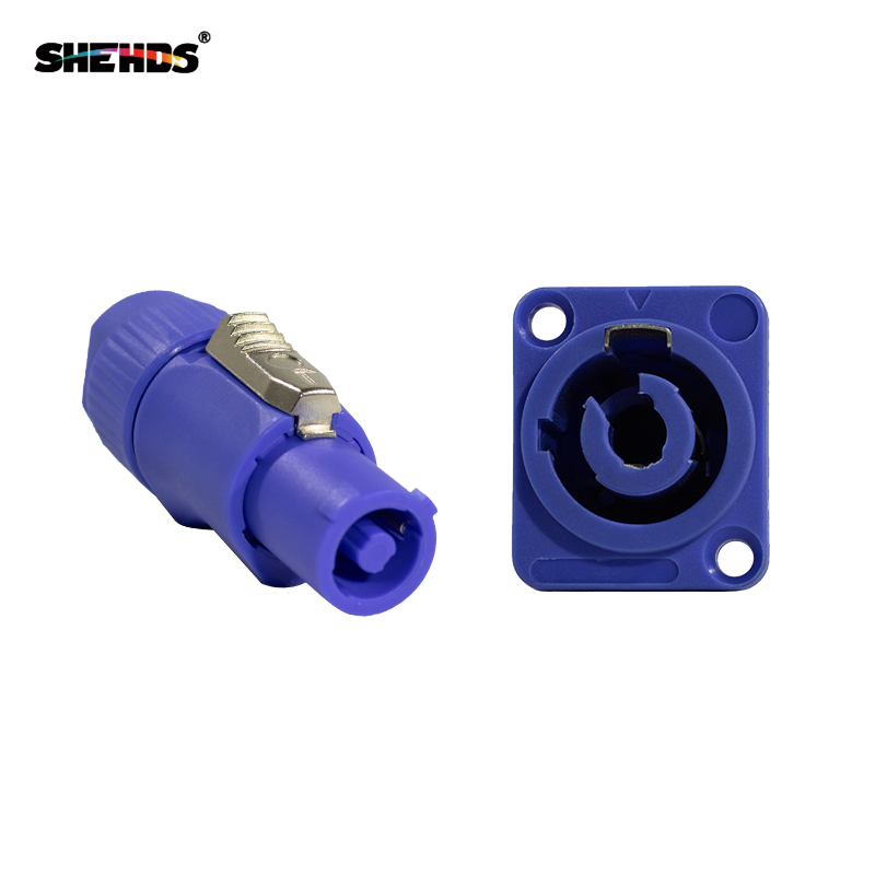 PowerCon Plug In and Out-Blue