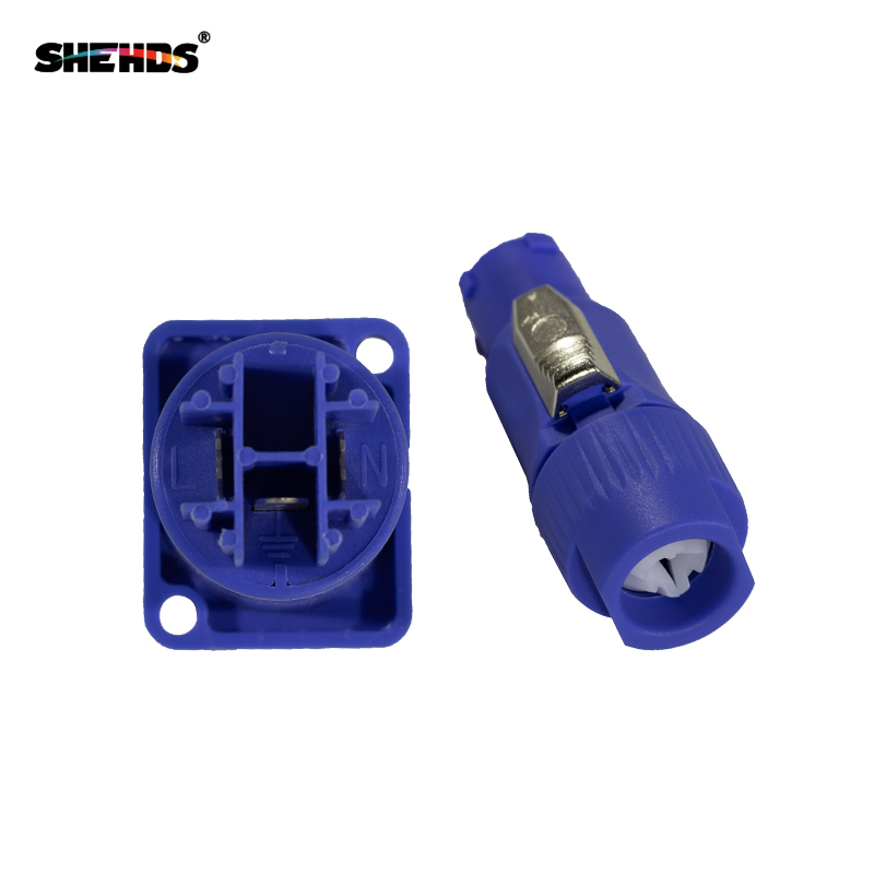 PowerCon Plug In and Out-Blue