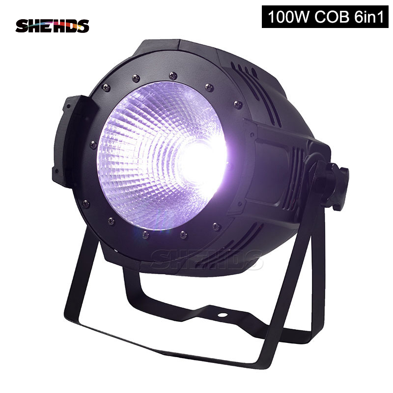 LED Par COB 100W  RGBW 4IN1 / RGBWA+UV 6IN1 Lighting Free Shiping