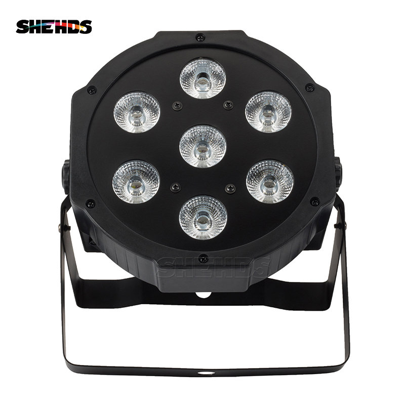 LED Flat Par 7x18W RGBWA+UV  Stage Lighting