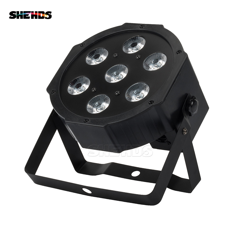 LED Flat Par 7x18W RGBWA+UV  Stage Lighting