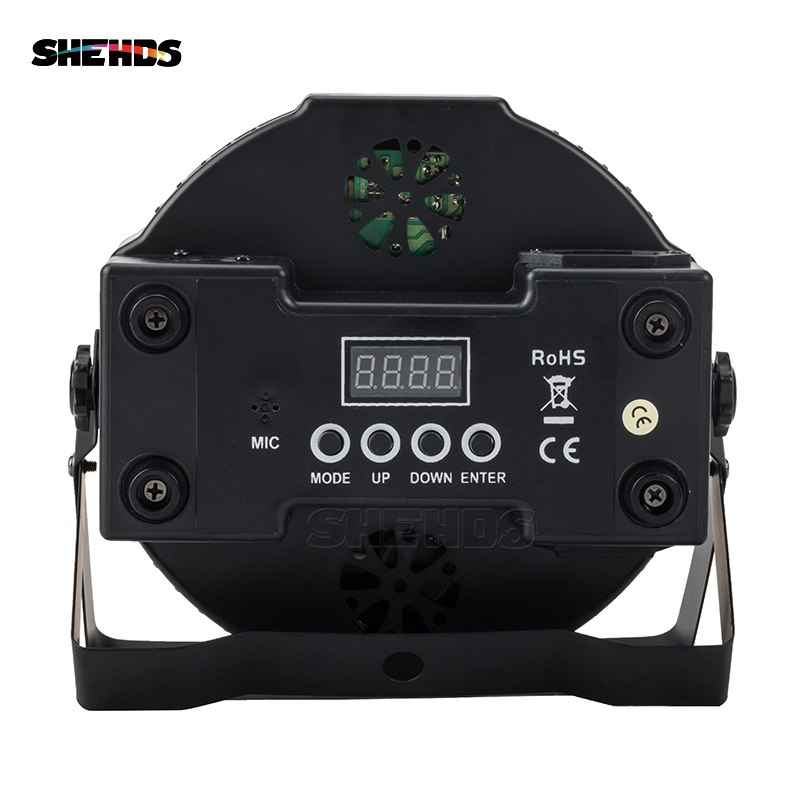 LED Flat Par 7x18W RGBWA+UV  Stage Lighting