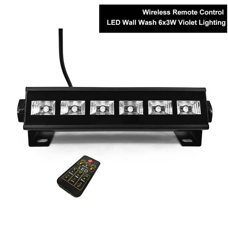 Wireless Remote Control LED Wall Wash 12x3W Ultraviolet Lighting Stage Lighting Effect For Mobile Entertainers Small Club