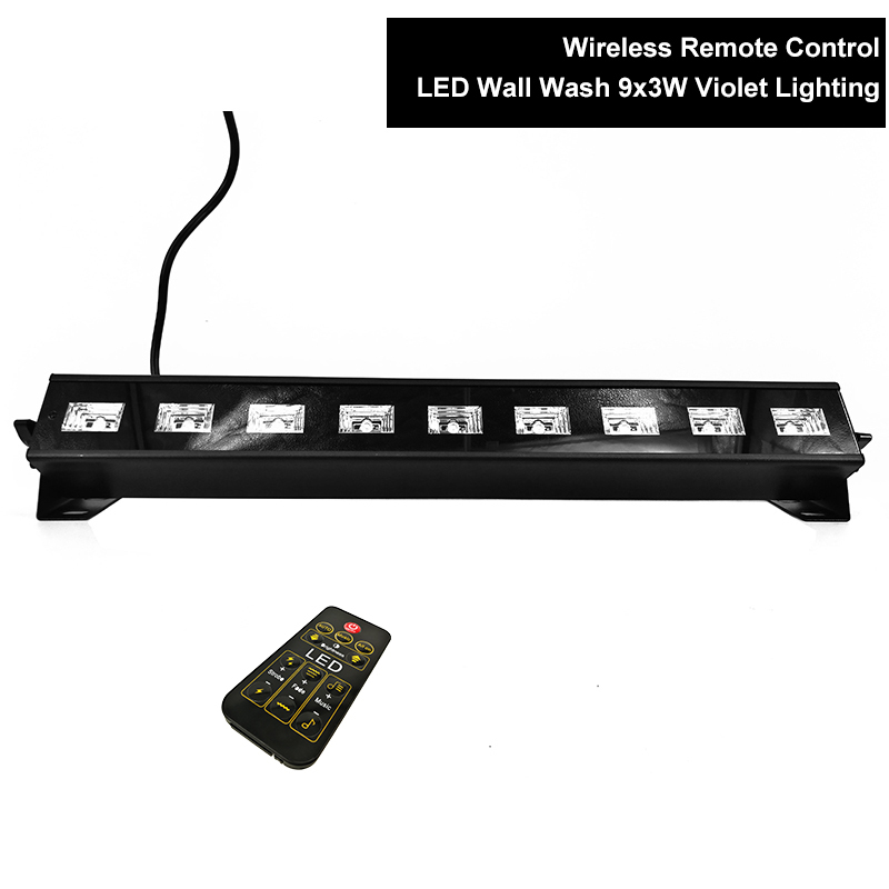 Wireless Remote Control LED Wall Wash 12x3W Ultraviolet Lighting Stage Lighting Effect For Mobile Entertainers Small Club