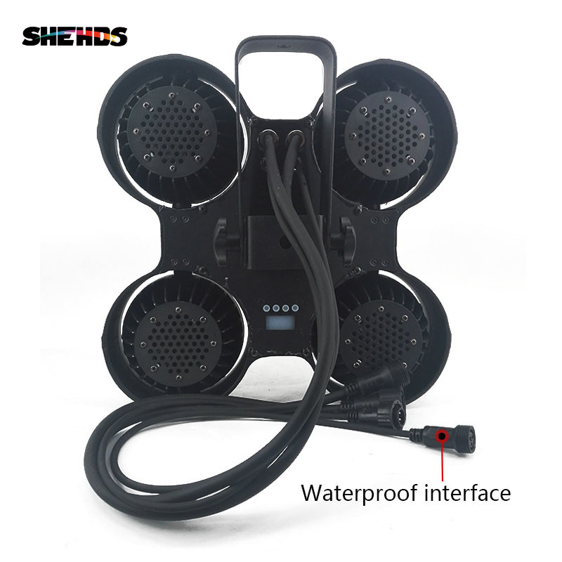 Novelties Waterproof 4eyes 400W LED Audience Light Warm /Cold White Waterproof IP65 Using DMX/Sound/Auto Control Outdoor Lights