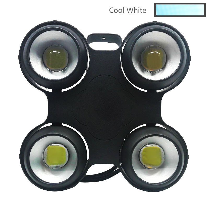 Novelties Waterproof 4eyes 400W LED Audience Light Warm /Cold White Waterproof IP65 Using DMX/Sound/Auto Control Outdoor Lights