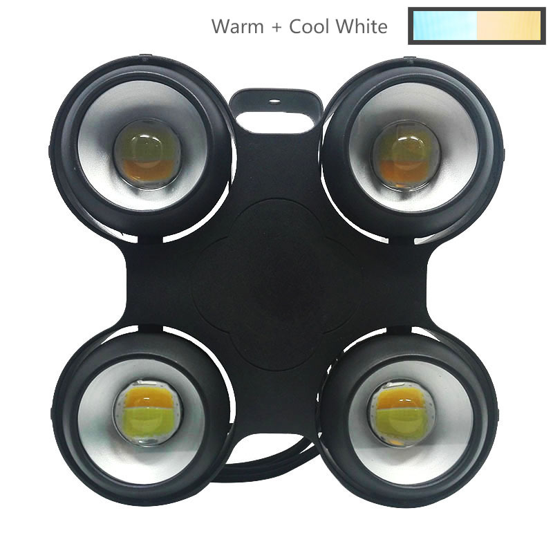 Novelties Waterproof 4eyes 400W LED Audience Light Warm /Cold White Waterproof IP65 Using DMX/Sound/Auto Control Outdoor Lights