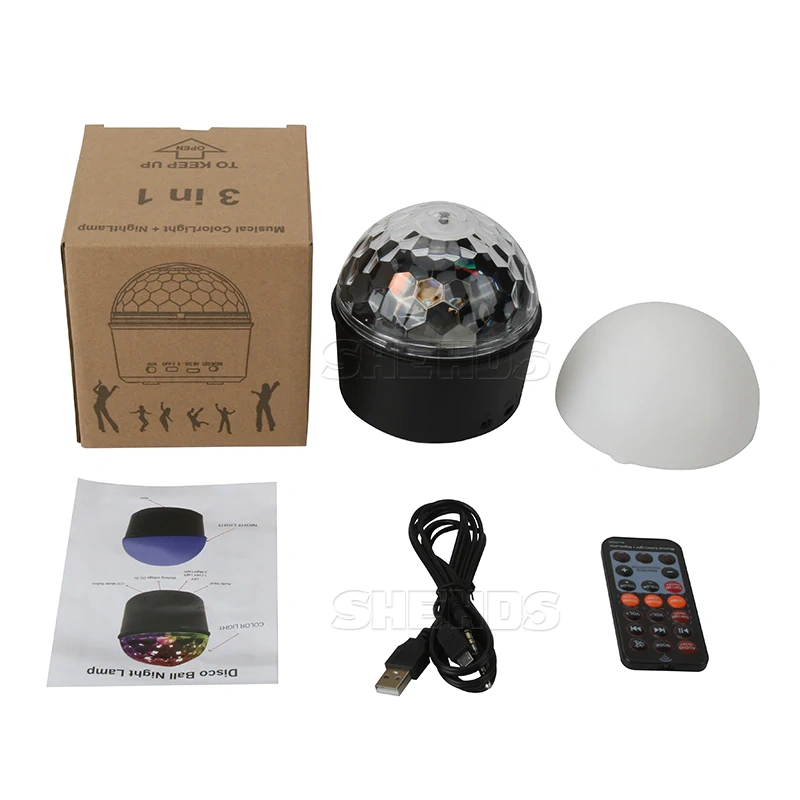 Wireless Remote Control Musical ColorLight+NightLamp