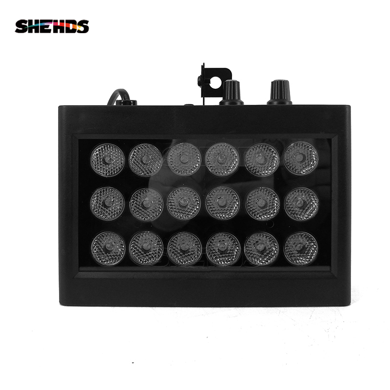 LED Par 18 Strobe Light Led Strobe Light For Nightclub Atmosphere Of DJ Disco Dancing Floor Flash Light Black Color Shell