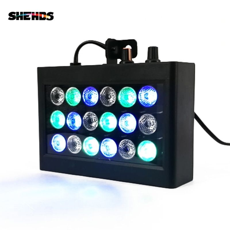 LED Par 18 Strobe Light Led Strobe Light For Nightclub Atmosphere Of DJ Disco Dancing Floor Flash Light Black Color Shell