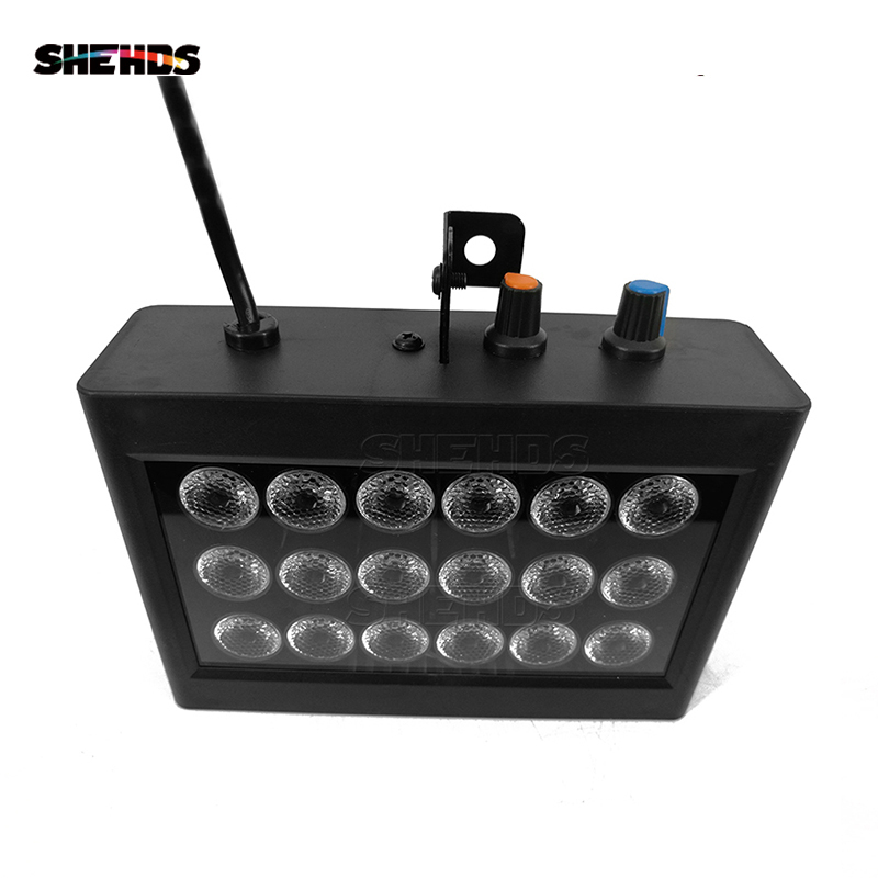 LED Par 18 Strobe Light Led Strobe Light For Nightclub Atmosphere Of DJ Disco Dancing Floor Flash Light Black Color Shell