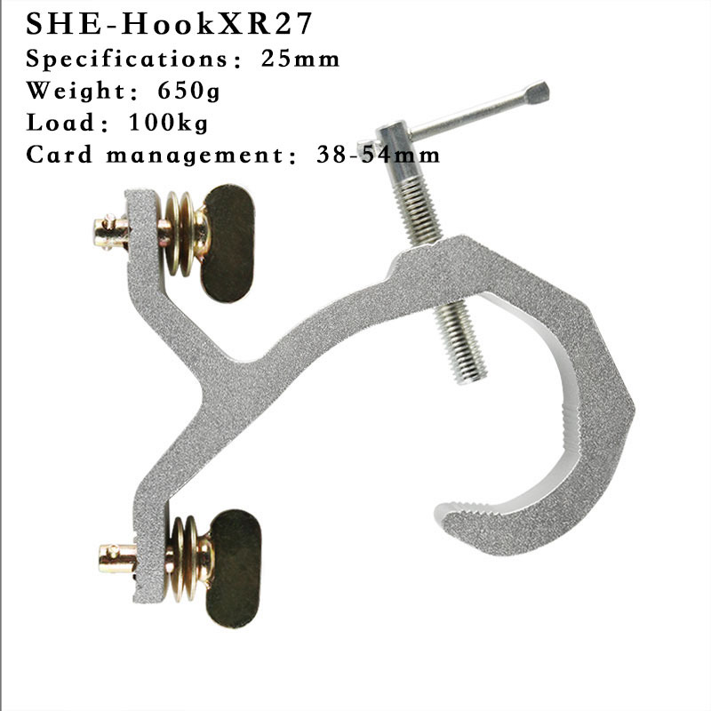 High quality Aluminium XR10/ XR15 hard material Light hook Light clamp Load bearing 200kg