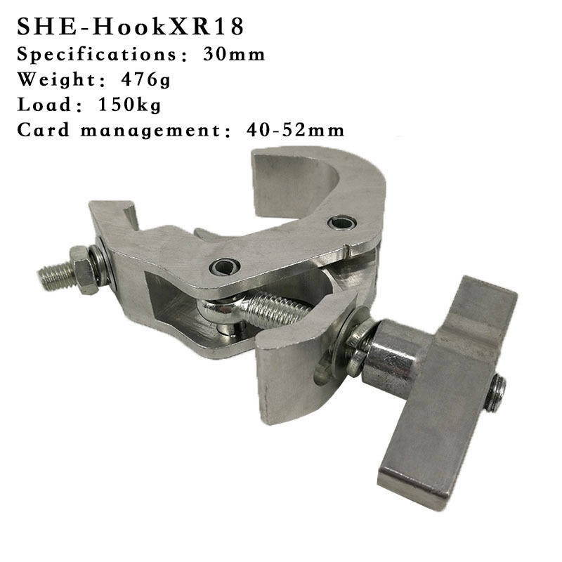 High quality Aluminium XR10/ XR15 hard material Light hook Light clamp Load bearing 200kg
