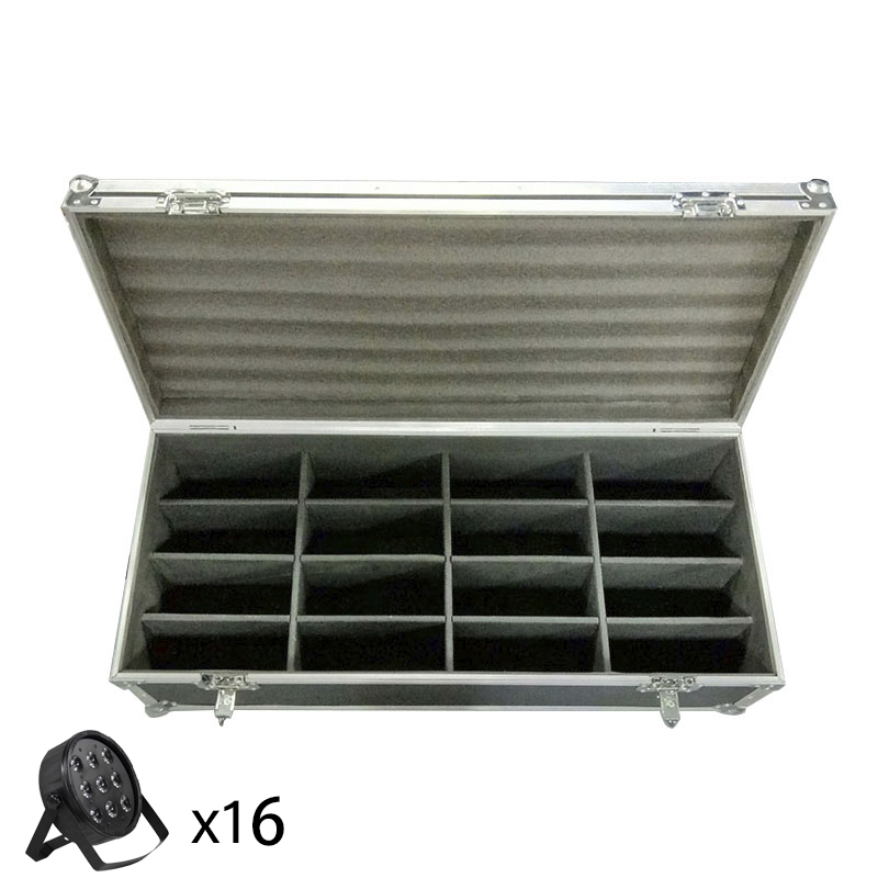 FlightCase with 6/8/10/12/16pcs LED Par 9x12W RGBW 4IN1 Stage Lighting DJ Par LED RGBW Wash Disco Light DMX