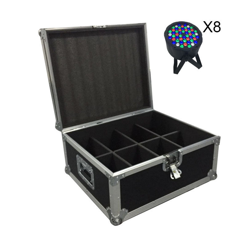 FlightCase With 6/8/10/12/16pcs LED 54x3W RGBW LED Flat Par RGBW Color Mixing DJ Wash Light Stage Uplighting KTV Disco DJ DMX512