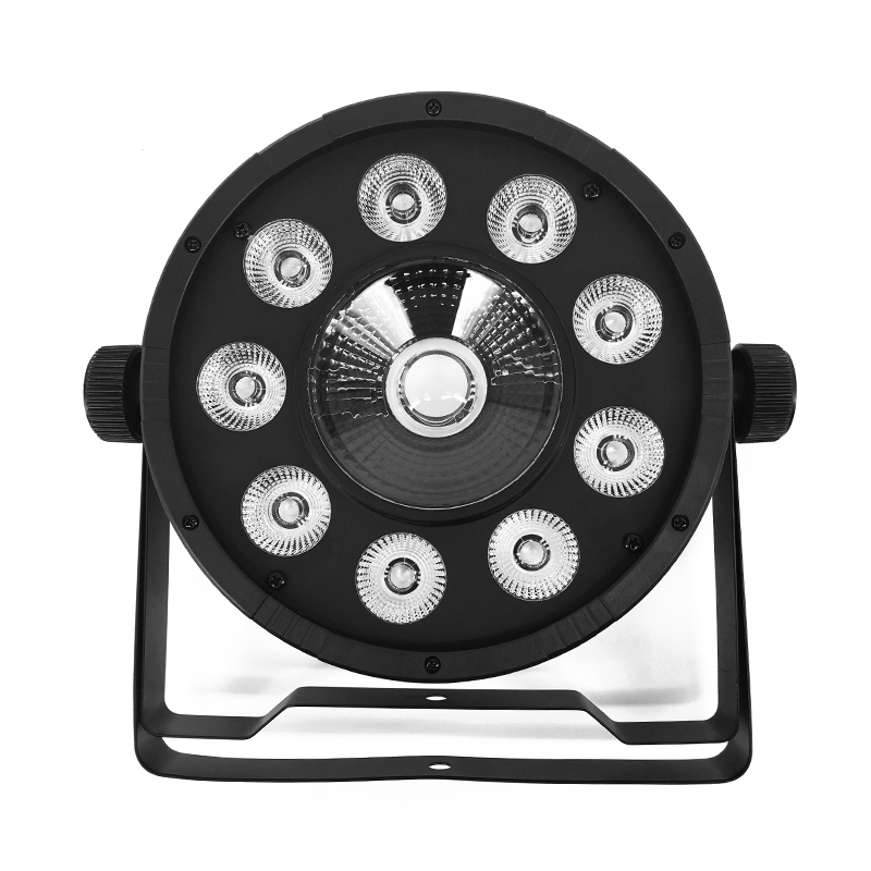 Flight Case with 6/8/10/12/16 pieces LED Flat Par 9x10WD+30W RGB Light RGB 3IN1 Lighting for Club Party Disco DJ,SHEHDS Stage Lighting