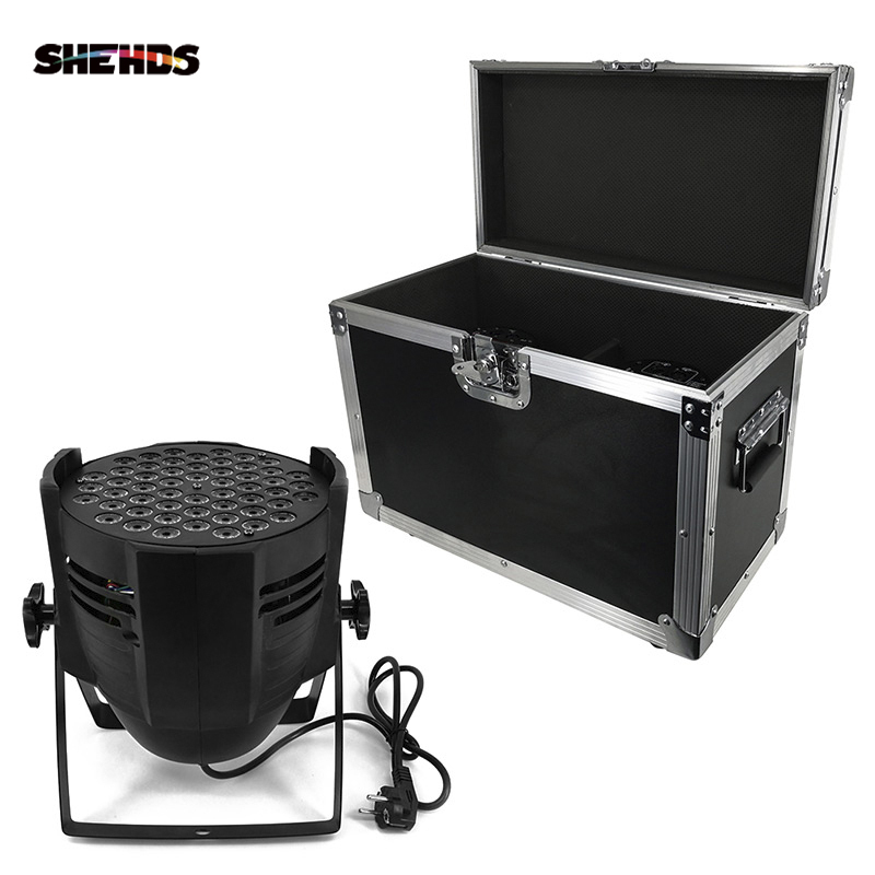 LED Par Can 54x3W Lighting  With Flightcase with 2/4/6/8pcs For Professional Light DJ disco  Led Stage Lighting