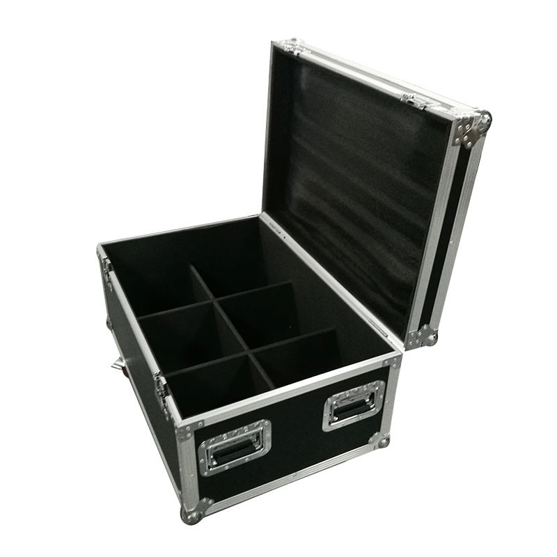 Aluminum Alloy LED Par Light With Flightcase 18x18W RGBWA+UV 6in1 LED Par Can Par 64 LED Spotlight DJ Projector Stage Lighting