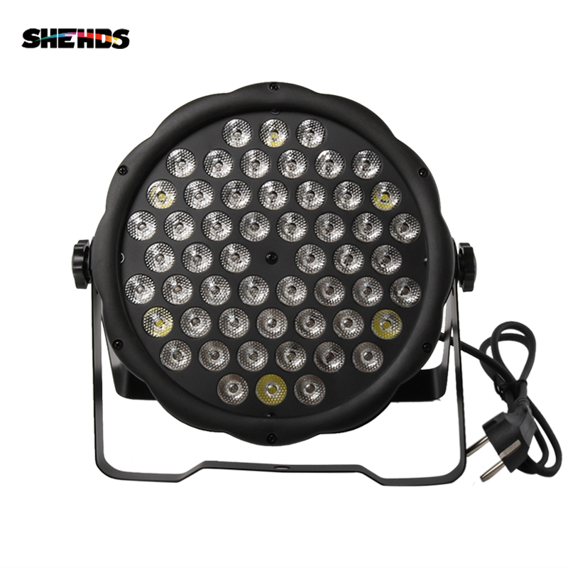 LED 54x3W RGBW LED Flat Par RGBW Color Mixing DJ Wash Light Stage Uplighting KTV Disco DJ DMX512