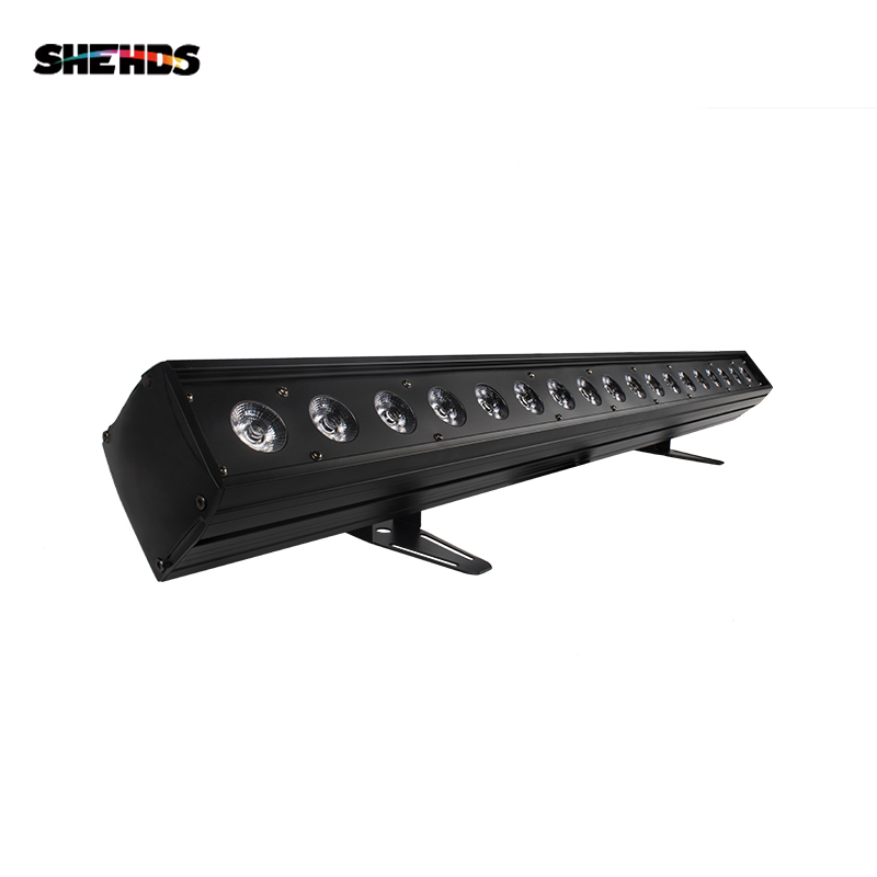 18x18W RGBWA + UV 6IN1 Indoor Led Wall Wash Bar Light DJ Disco Party Design Effect Lighting