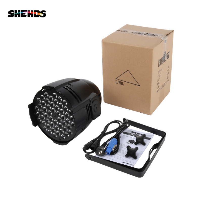 Aluminum Alloy Aviation Plug LED Par 54x9W RGB LED Lighting DMX512  DJ Stage Light Design