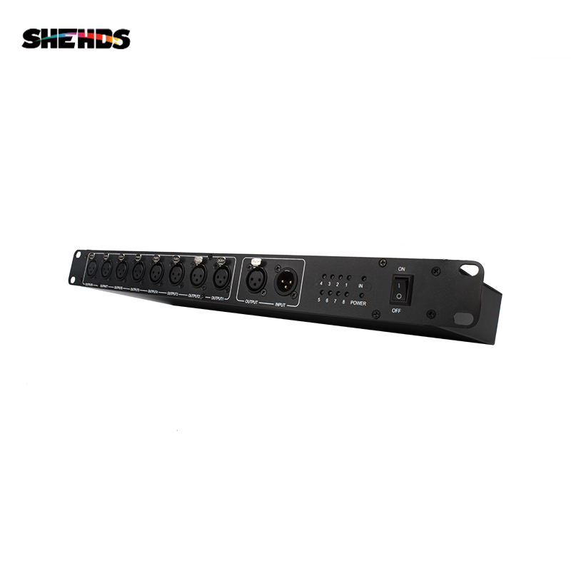 New RDM Distributor 8way RDM Lamp Support Address Code Adjustment Under The Station Stage Lighting Equipment