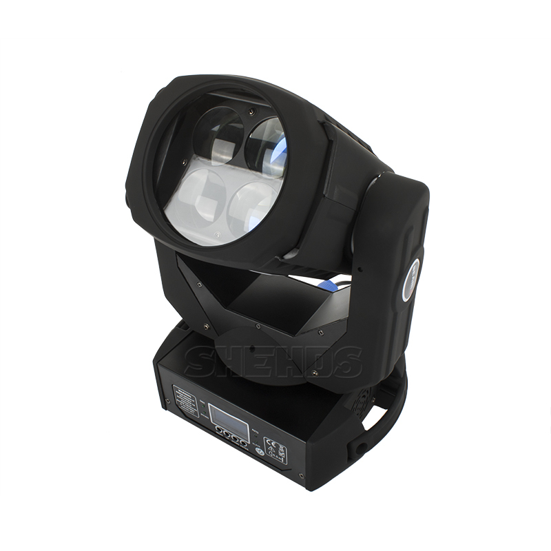 Flight Case with 2/4 pieces LED 4x25W Super Beam Moving Head Light Perfect  Effect For DJ Party Lighting,LED Stage Lighting