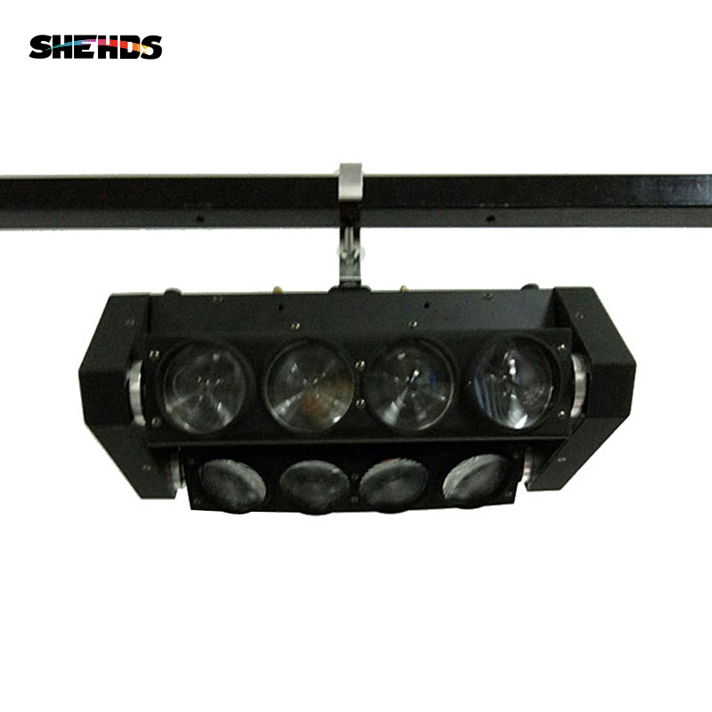 LED Beam Spider 8x10W RGBW Lighting FlightCase With 2 & 4 pcs Party Light DJ Free Shiping
