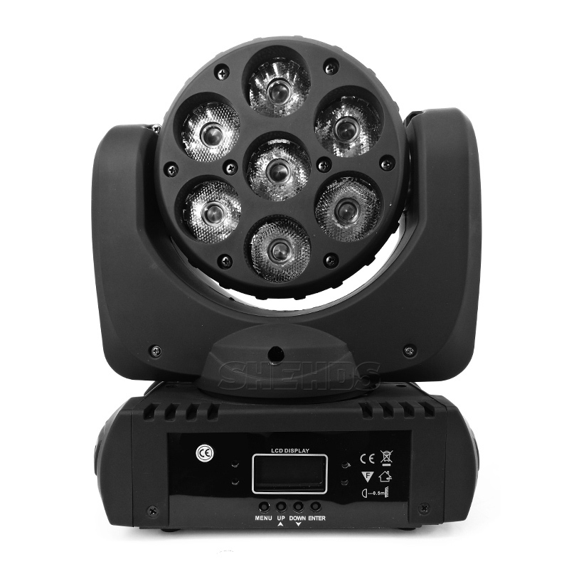 Flight Case with 4 pieces LED 12x12w RGBW Beam Moving Head Light Quad LEDs With Excellent Pragrams 9/16 Channels
