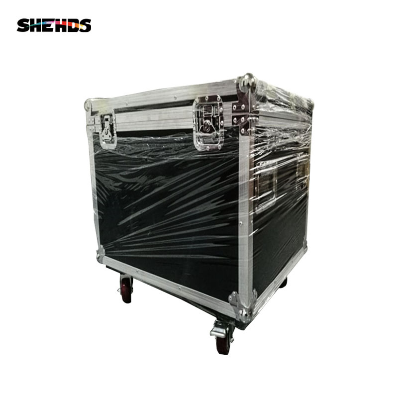 Flight Case with 4 pieces LED 12x12w RGBW Beam Moving Head Light Quad LEDs With Excellent Pragrams 9/16 Channels